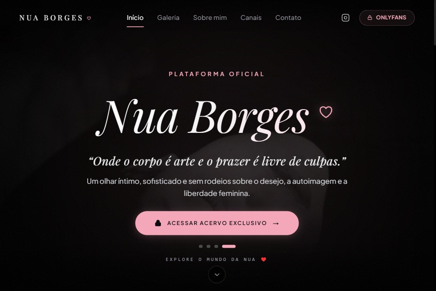 Nua Borges - Editorial e E-commerce de Luxo